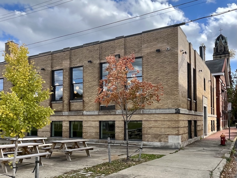 Exterior photo of Fulton Commons, a shared commercial kitchen and coworking space in Pittsburgh